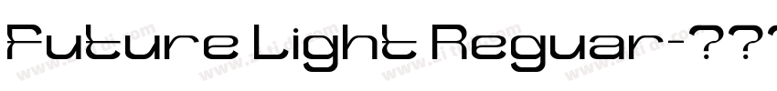 Future Light Reguar字体转换